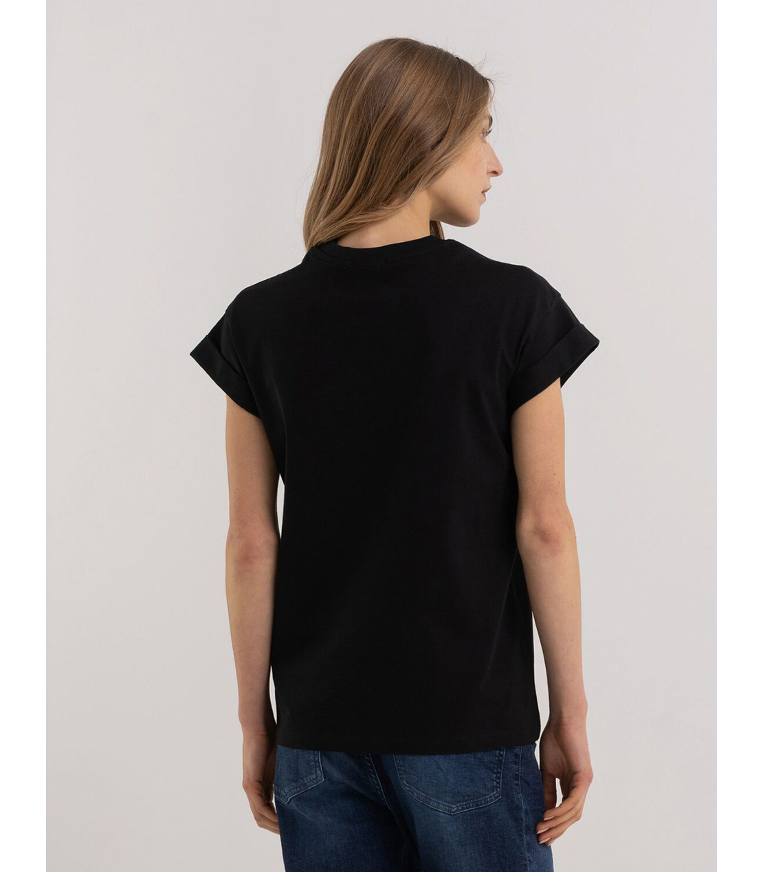 PURE LOGO オーガニックコットンジャージーT 詳細画像 ブラック 2